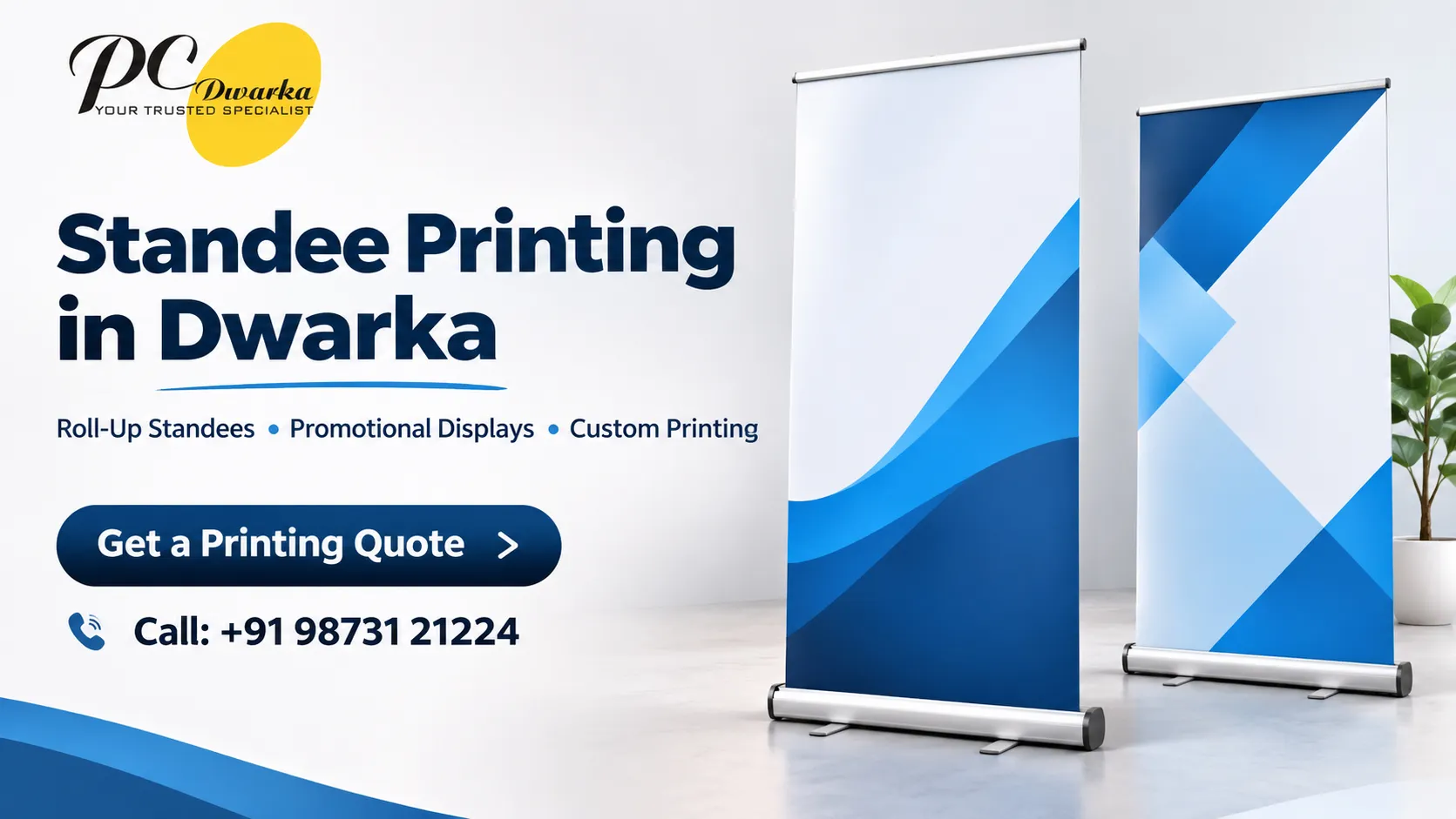 Common standee formats for business promotions