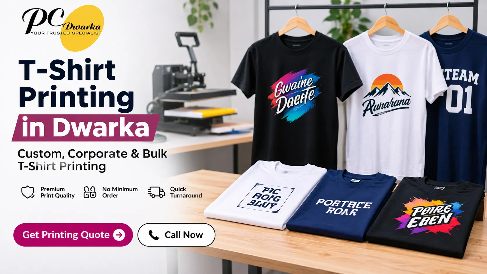 t-shirt printing dwarka 